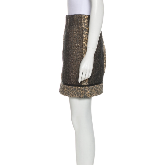 NWT Lanvin Les 10 Ans Runway Mini Metallic Skirt ♥ - Picture 2 of 9
